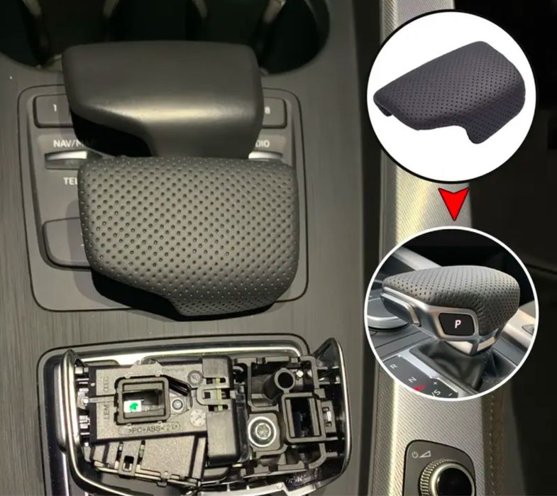 Кожено капаче скоростен лост ( автоматик )  Audi A4 B9 A5 / Q7 / Q5