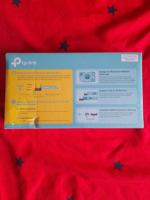 Router sim card 4g tl-mr110