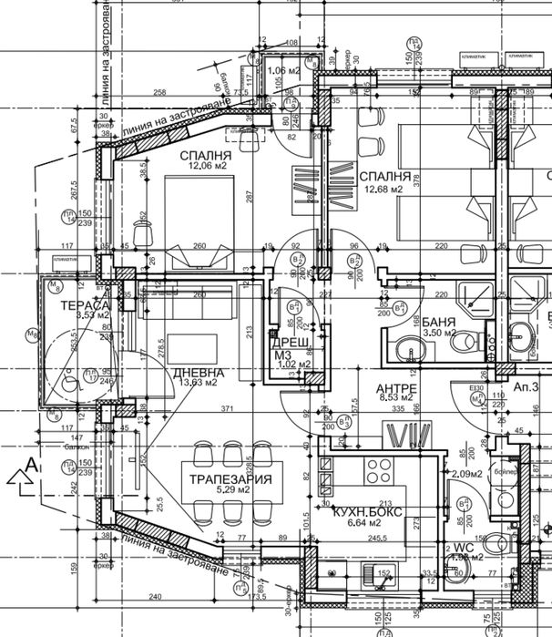 Продажба 3-стаен гр. София - Горубляне 99m²