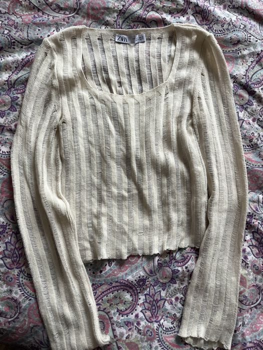 Укороченный топ зара