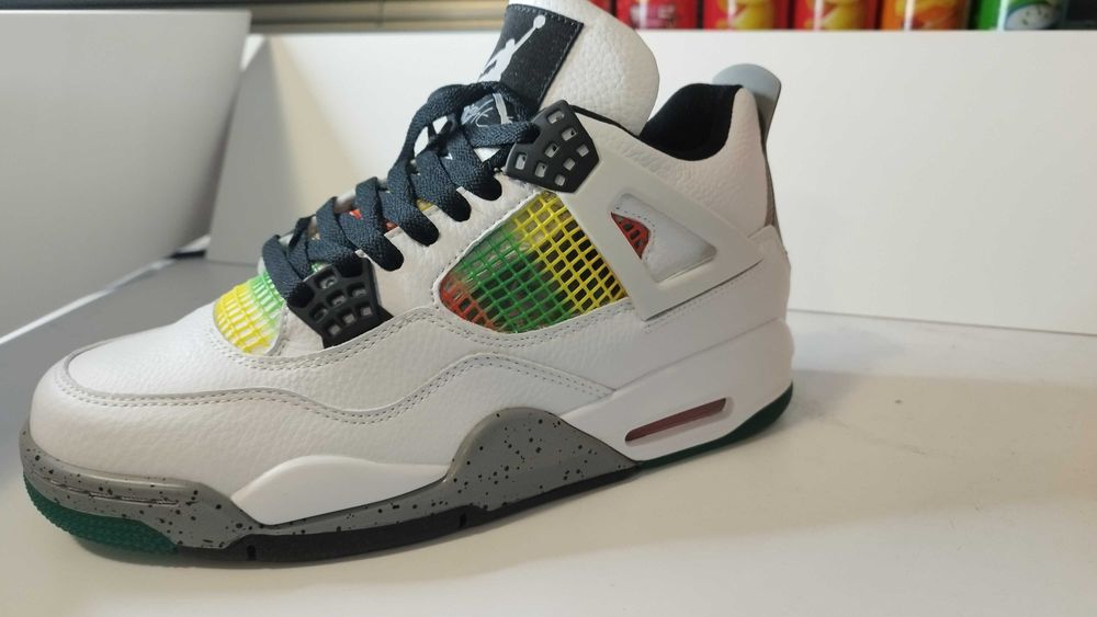 Jordan 4 Retro Lucid Green Rasta