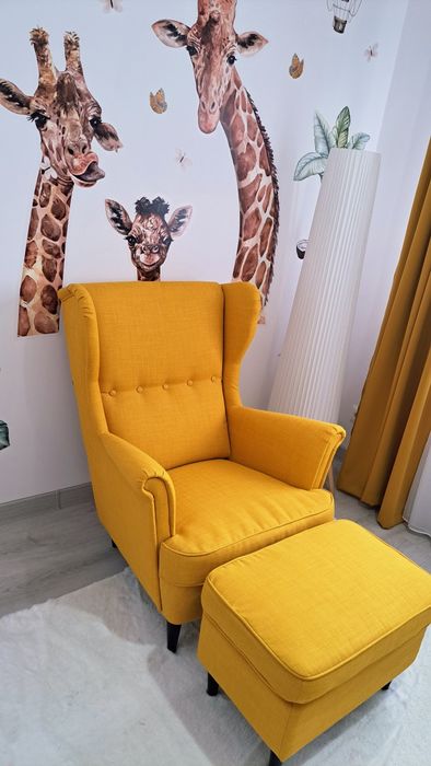 Fotoliu și taburet Ikea