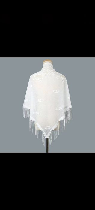 Сәнді үшбұрышты шұңқырлы орамал