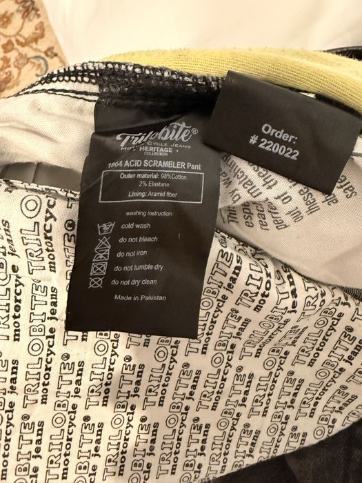 Pantaloni moto Trilobite 1664 Acid Scrambler, mărime 40W/32L