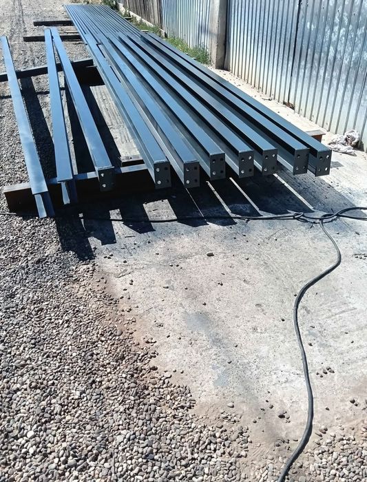 Vând 4ferme metalice la 6m din ipe140 și 8stalpi la4m