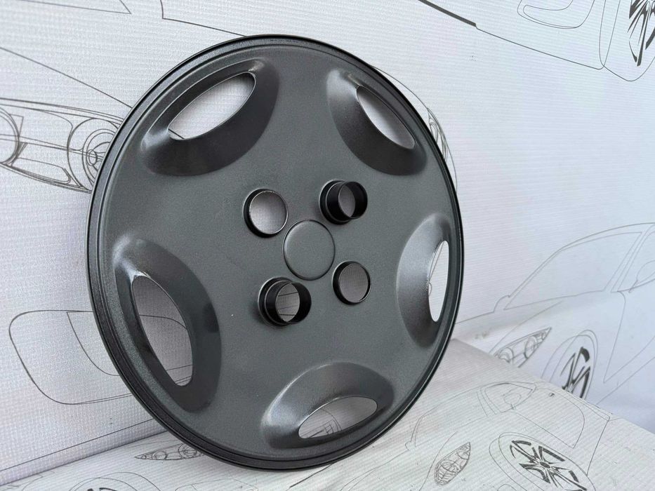 Capac Roată Metalic Argintiu Negru Peugeot 106 940615 1996 / [1996-2003] / (4B2)