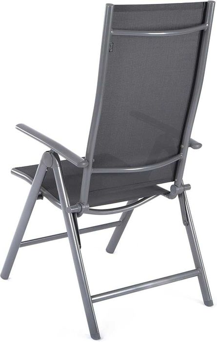 Scaun pliabil aluminiu reglabil Korfu – NOU în cutie – terasă/grădină