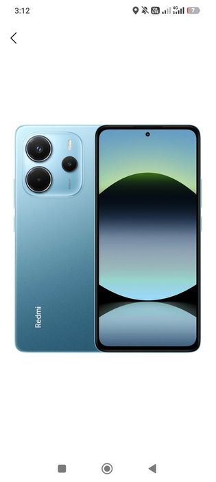 Redmi note 14 8/256 GB xotira.