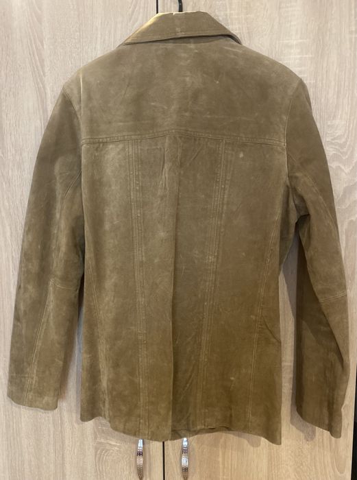 Jaketa bărbat,piele intoarsa 100% naturala,S