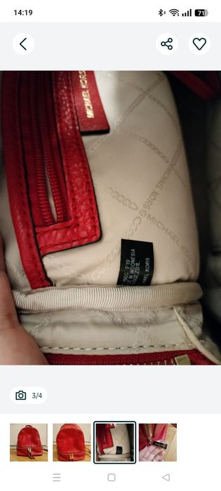 Vand rucsac Michael Kors
