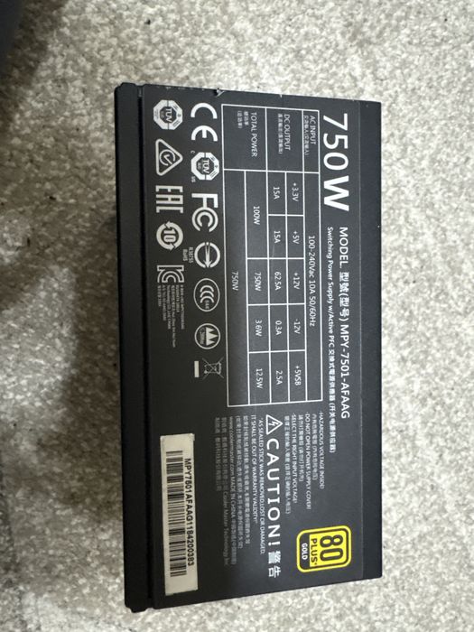 Vand Sursa Pc Cooler master Mwe Gold 750w Full modulara