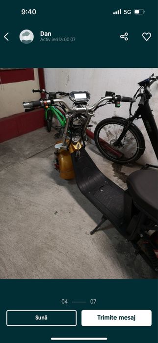 Scuter electric moped