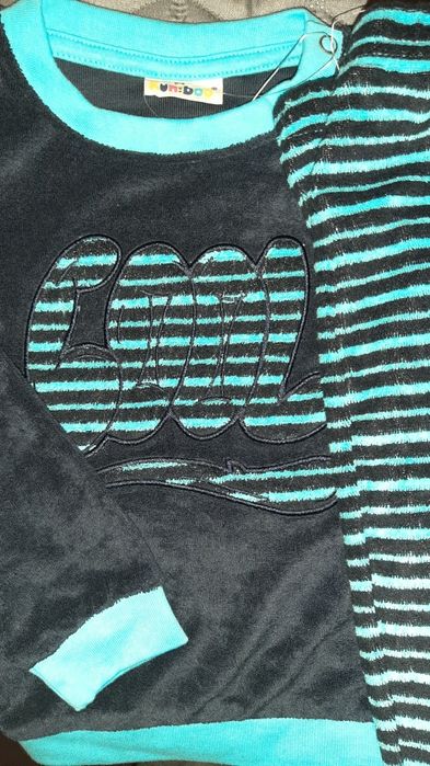 НОВИ  ! Детски Хавлиени ПИЖАМИ  от 100 % БИО памук