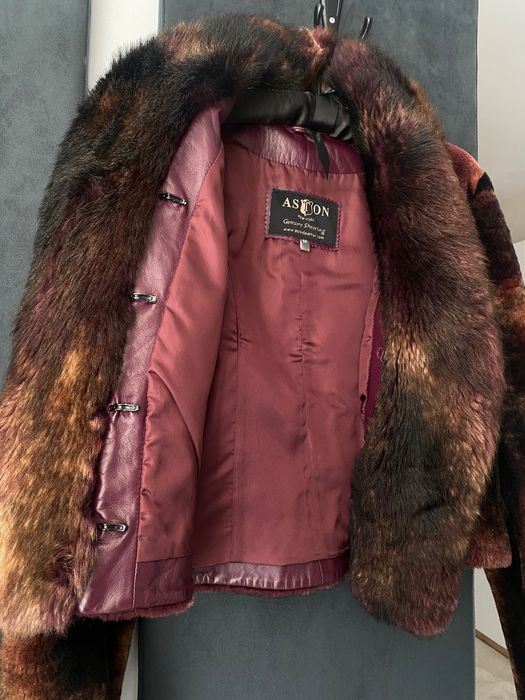 Кожено палтенце естествена кожа