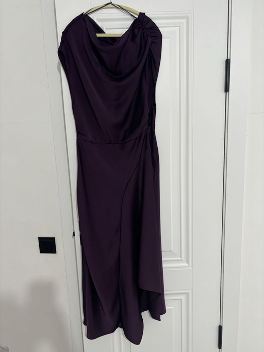 Платья фиолетовое, белое