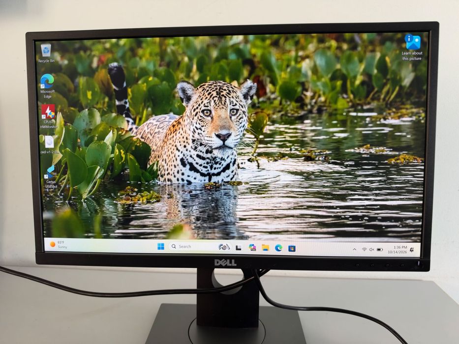 Monitor LED IPS DELL P2217H 21.5 inch Full HD Negru