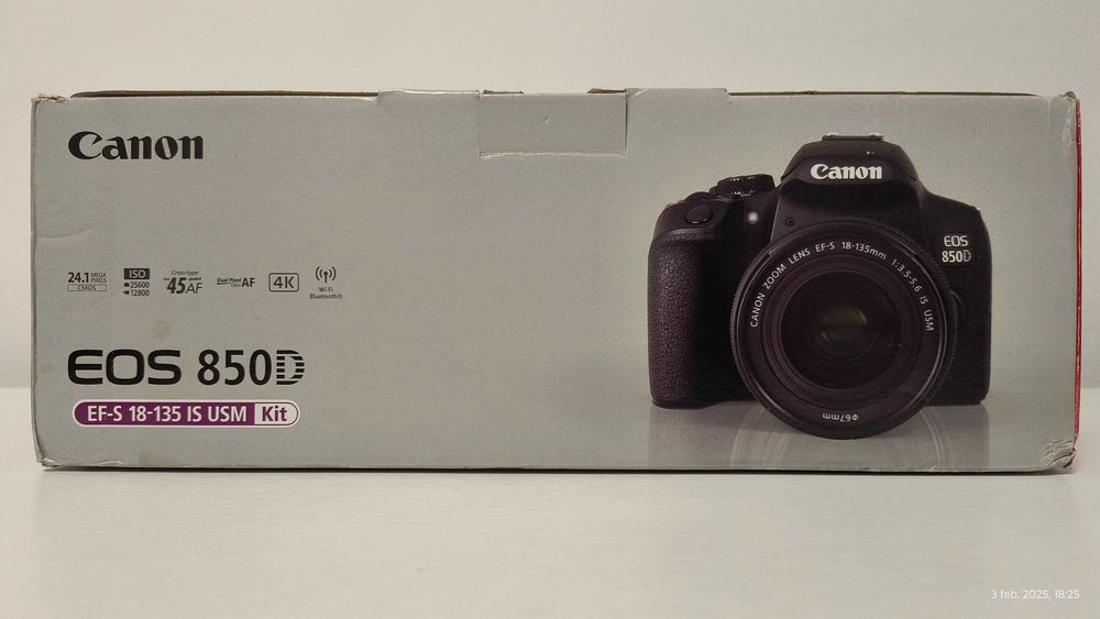 Canon Eos 850d + kit ef-s 18-135 is usm