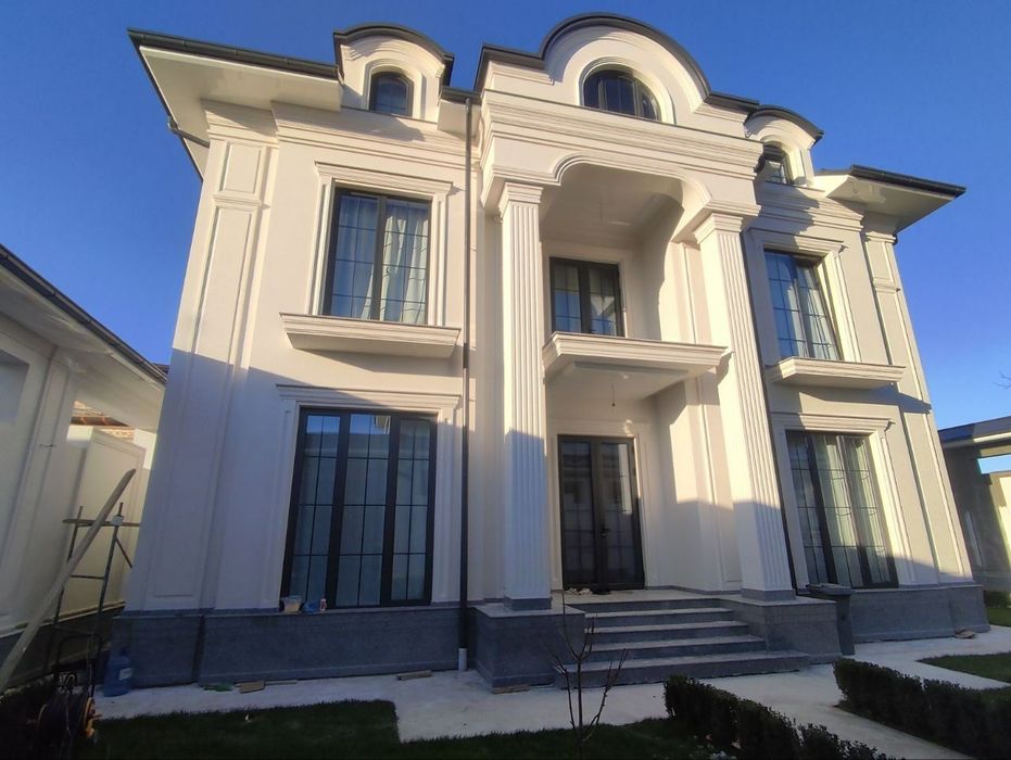 Travertin fasad ishlari