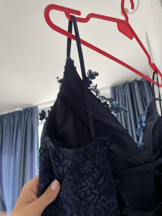 Синя бална рокля размер С-М