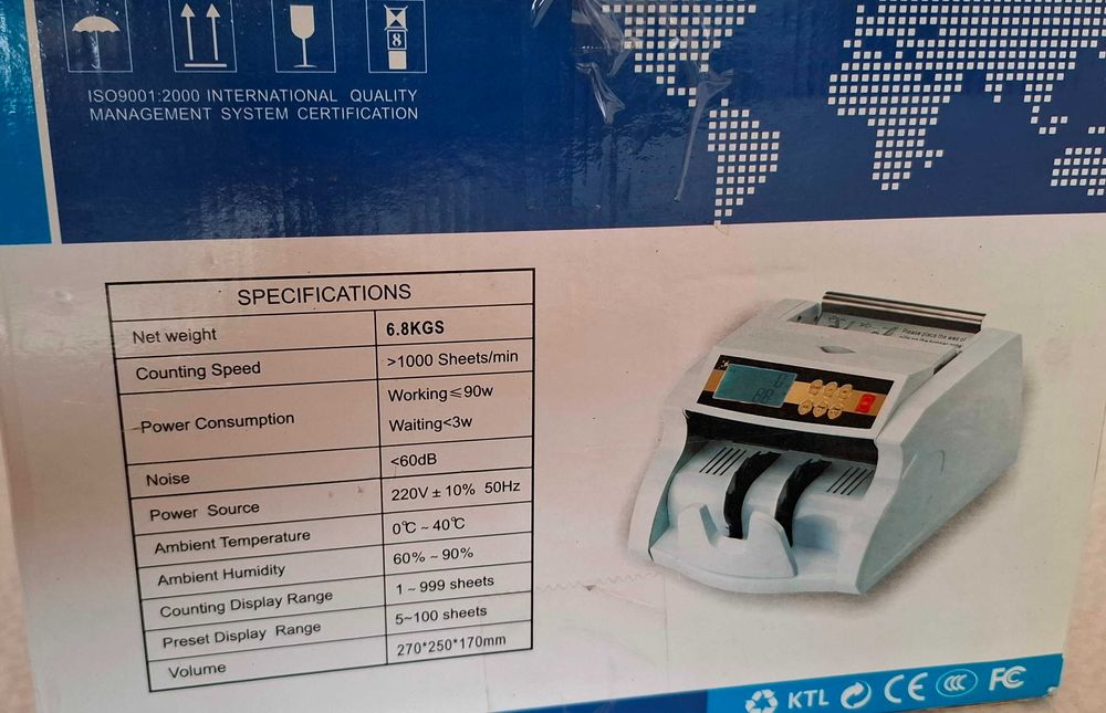 Банкнотоброячна машина-нова