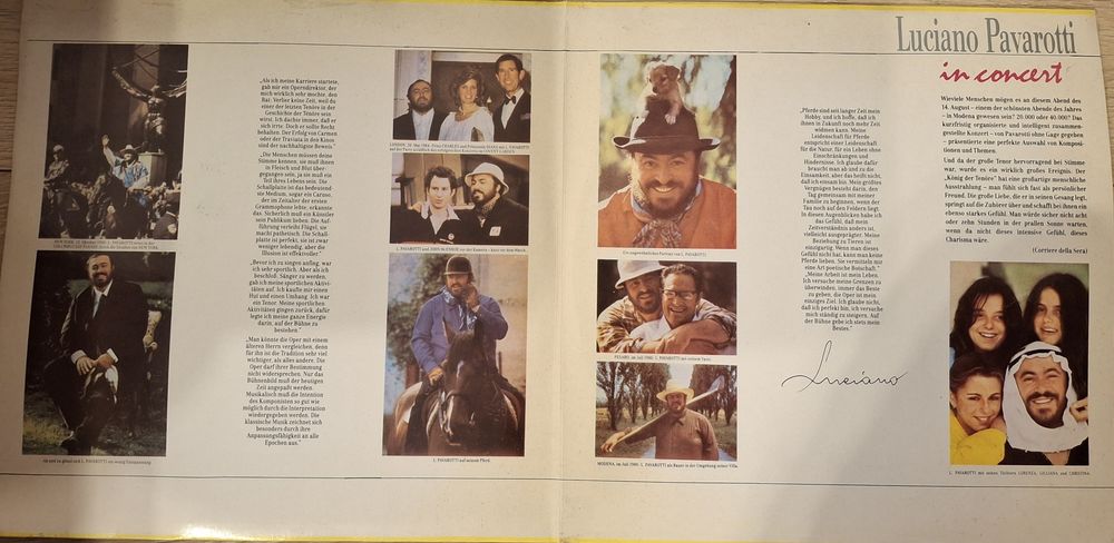 Vinil dublu Luciano Pavarotti