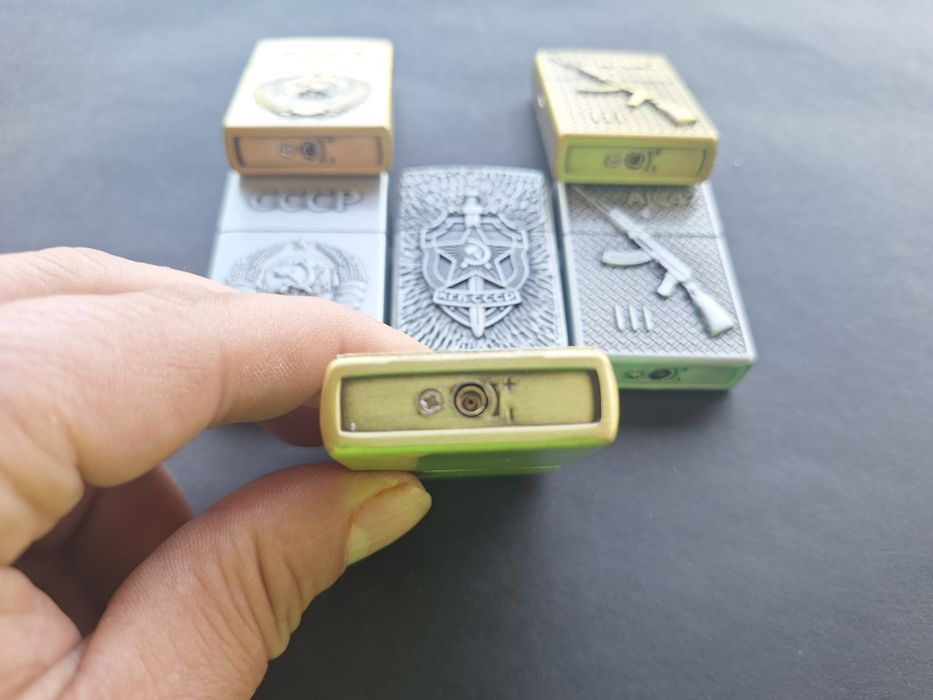 Газови запалки СССР,КГБ,АК-47 Тип Zippo (3бр.=20лв)