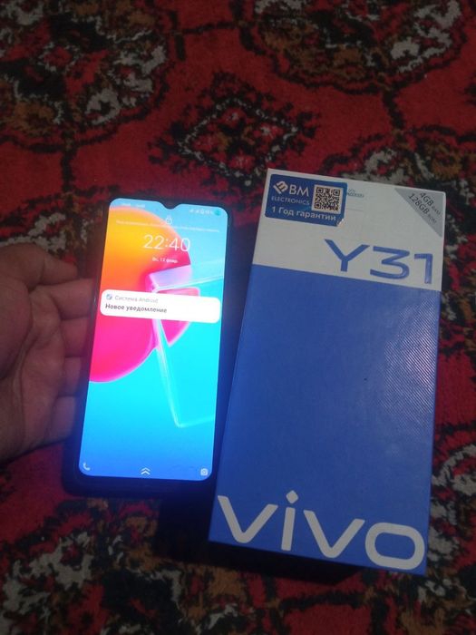 Madel vivo sotiladi xotira 128 talik edeak yangi dek DOK bor
