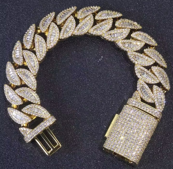 Bratara si lant placate cu metale pretioase