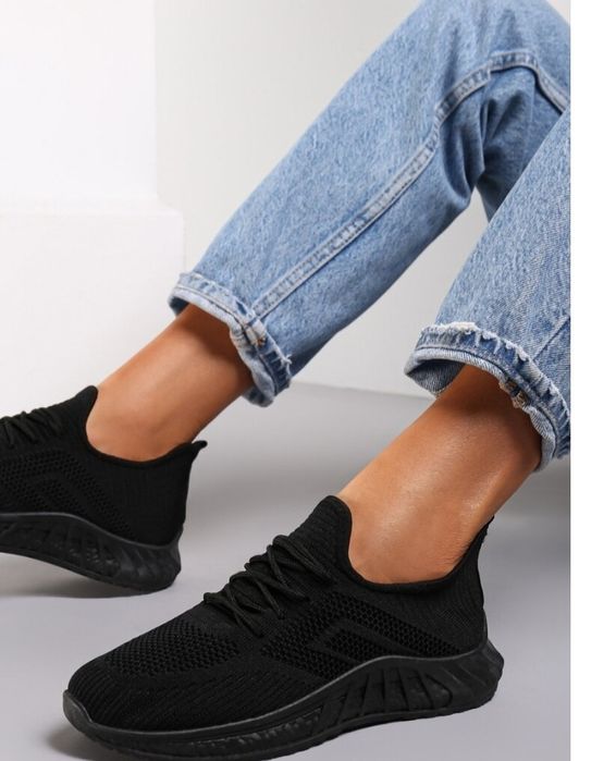 Pantofi sport negri pentru damă