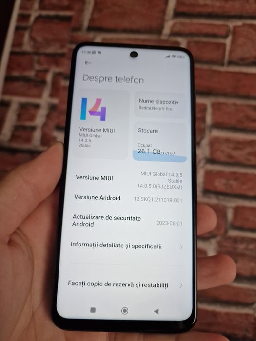 Redmi Note 9 Pro 128GB / 6GB RAM - Interstellar Grey - Full Box