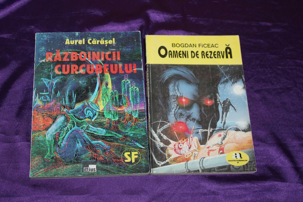 19  carti sf science fiction Liviu Radu Blocul cas Dan Dobos Abatia ed a 2-a Mircea Oprita Adrian Rogoz Omul si naluca Henric Stahl – Un roman in Luna
