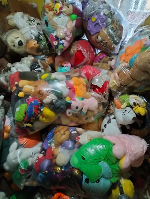 Vând jucării de pluș la sac calitate 1 extra