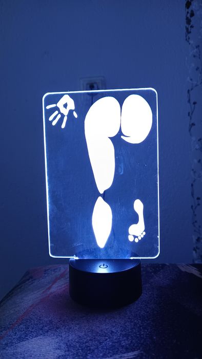 Нощна лампа за футболни фенове Левски Цска и други по поръчка