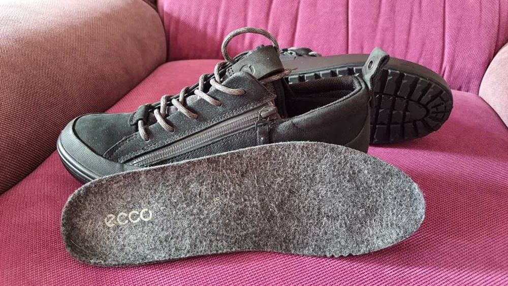 Adidasi/ sneakersi ECCO Soft7 Tred Zip Black Yak Nubuck Goretex mar 38