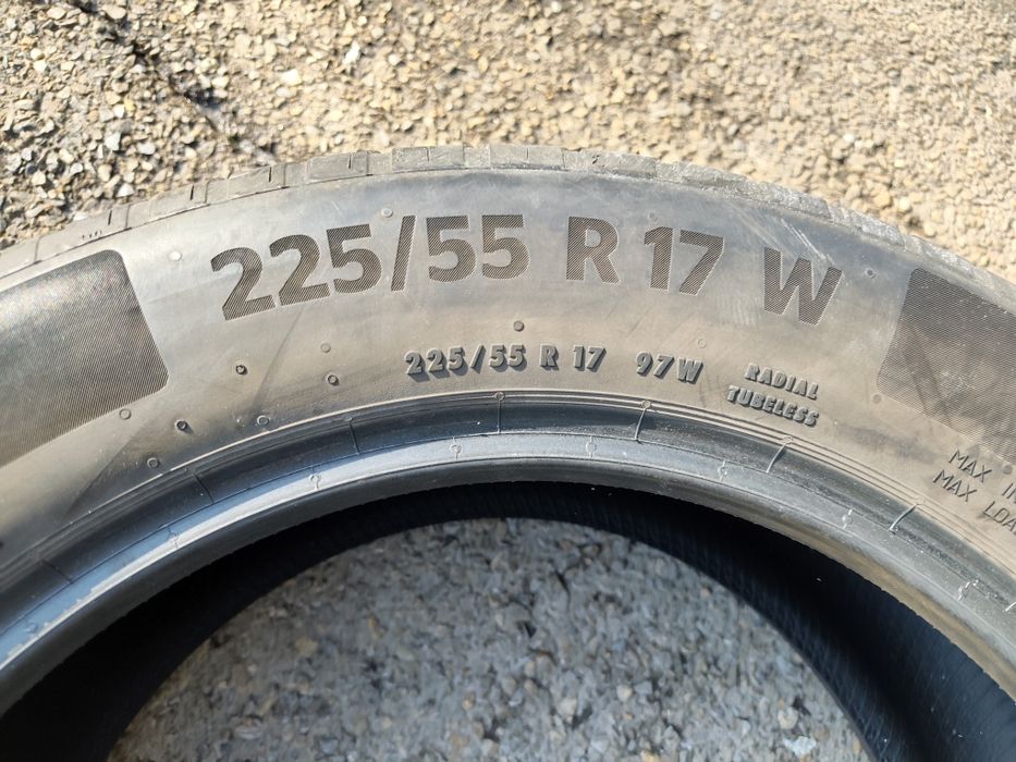 225/55/17" 2бр Continental eco contact 6,dot3520,6mm