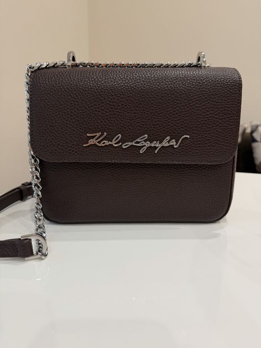Кафява чанта на Karl Lagerfeld