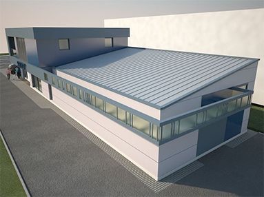 Vand hala metalica 100 de mp la cheie sau doar structura metalica