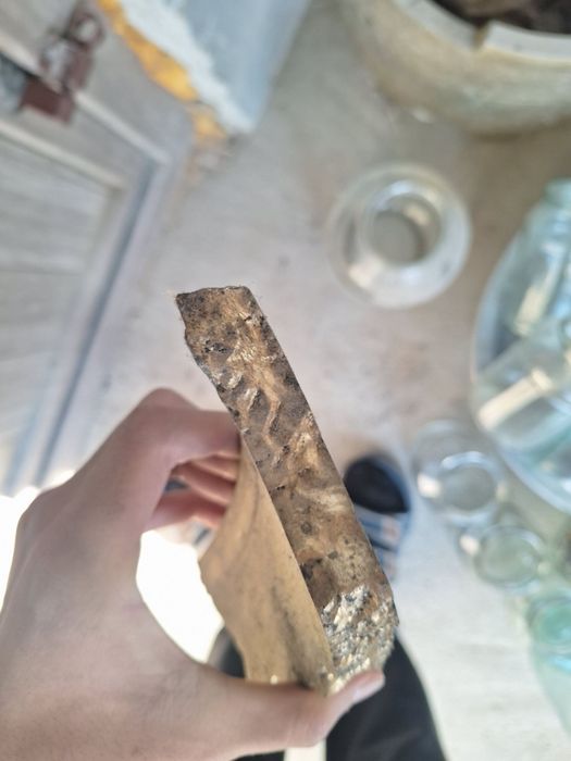 Сломанный запчаст из дробилки сделанный из бронзы