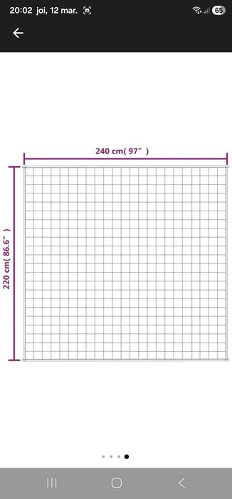 Patura grea vidaXL, crem deschis, 220x240 cm, 15 kg