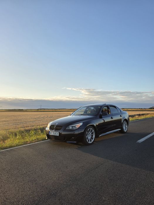 BMW E60 530d M-Paket – Echipare unică / Piele Cognac / HUD / Trapă / Logic7