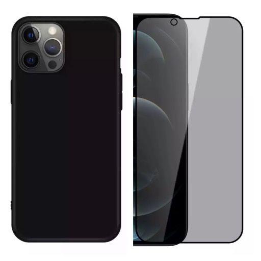 Husa Dust Case si Folie Sticla Privacy Iphone 13/15/16E/16/17 PRO MAX