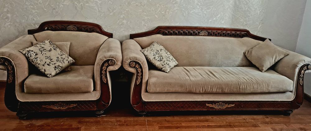 Продам диван+кресло