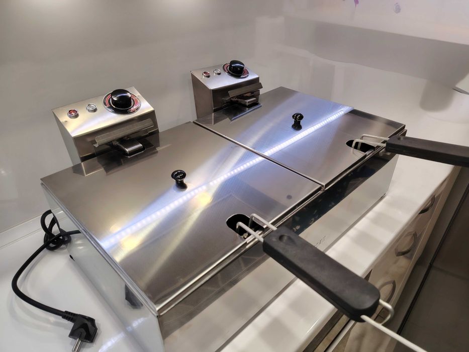 Професионален двоен фритюрник