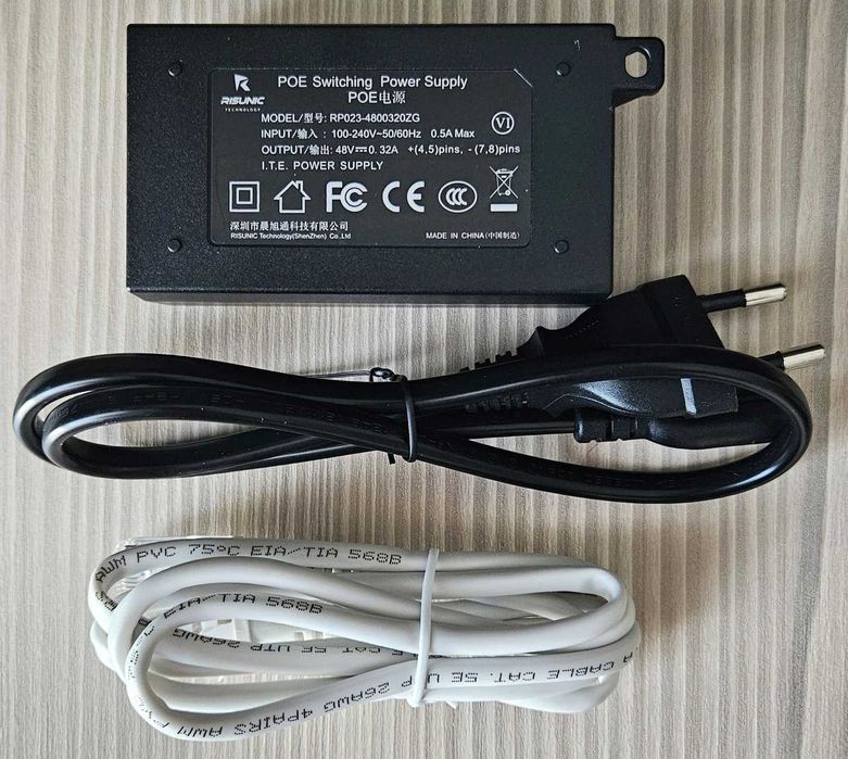Injector POE Gigabit 24V 15.4W
