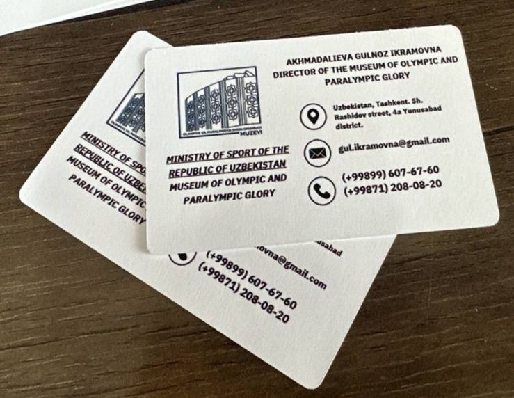 vizitka zakaz + dostavka alohida