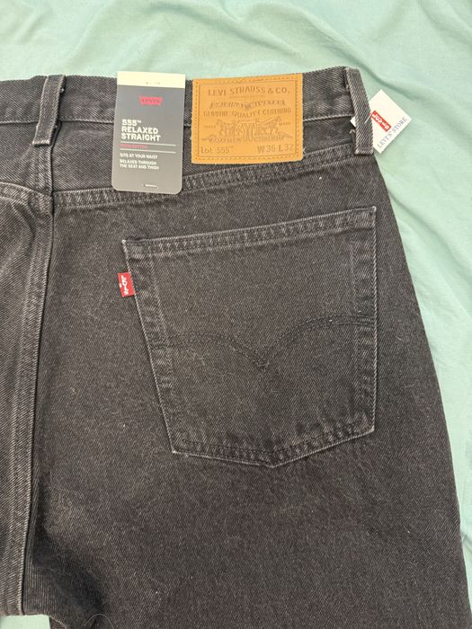Джинсы Levi’s 555, черные, новые