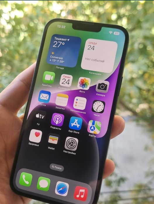 Iphone 14 plus 128gb 100% yomks yangi batare holati alo garantiya