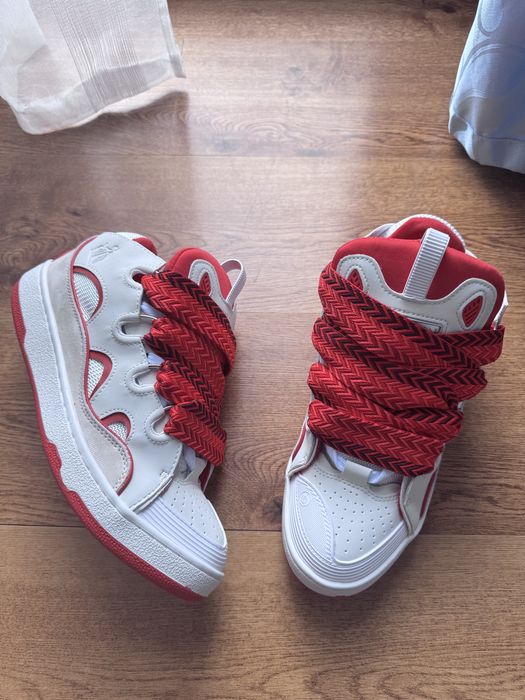 Lanvin Curb Sneakers roșii