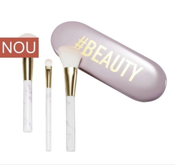 Set de pensule pentru machiaj, Avon, Romantic Nudes