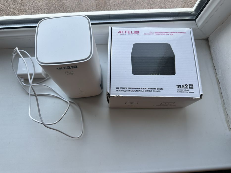 Модем теле 2 + Меш усилитель в комплекте